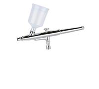 Pistolet à Peinture, Ensemble d'aérographe professionnel avec Pot supérieur de 0.2/0.3/0.5mm, modèle de petite surface, peinture de coloration, tatoua, Spray à Double Action, outils de bricola,Contrô