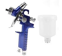 Pistolet à Peinture Pneumatique H-2000A, 125ml, Buse 0.8mm, Mini Pulvérisateur Gravité pour Réparation Voiture et Meuble
