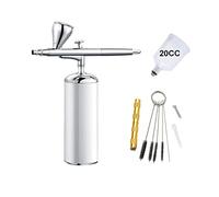 Pistolet à Peinture, Prot sans fil sans fil sans fil Auto Démarrage automatique et arrêt des modèles à balance améliorée Kit de fondation de bronzage sans soleil(Part C white)