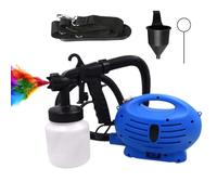 Pistolet à Peinture,Pulvérisateur Électrique pour Peinture Maison avec 3 Motifs | Réservoir 0.8 L Outil de Rénovation Domestique Application sur Mobilier Habitation Murs Intérieurs Extérieurs Portes A