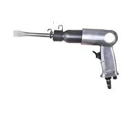 Pistolet à percussion pneumatique, marteau multifonction, taraud vibrant, burineur, pistolet antirouille, scories de soudage, pelle vent, couteau(Silver)