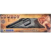 Pistolet à pétards Gonher Argenté Cow-boy