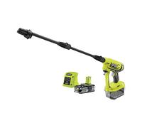 Pistolet à pression 18V - RYOBI RY18PW22A-125 - 22 bars - 182 L - buse 3-en-1 - kit de siphonnage 6 m inclus avec crépine et filtre intégrés - 1 batterie lithium+ 18V 2,5 Ah et 1 chargeur 1,5 A