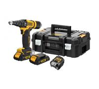 Pistolet à riveter DeWALT 18V AKU, 1x1,7Ah, chargeur, TSTAK DCF403E1GT