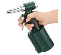 Pistolet à riveter pneumatique professionnelle, air riveter pince a rivet pneumatique pince à nietter Riveteuse à air comprimé en aluminium et en acier inoxydable 2,4-4,8 mm