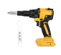 Pistolet à riveter sans fil adapté à la batterie DCB180 DCB200 DCB201 DCB203, riveteuse automatique sans balais à double vitesse avec lumière LED