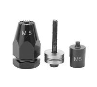 Pistolet à RIVETS à AIR pneumatique M5 M6 M8 M10, tête d'écrou à RIVET, pièces de riveteuse, tige droite hexagonale pour la réparation à domicile (Poignée de serrage hexagonale M5)