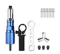 Pistolet à rivets électrique 2.4mm-4.8mm, adaptateur de perceuse à écrou, outil de rivetage sans fil, outil de traction d'insertion(Set B)
