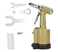 Pistolet à rivets pneumatique, outil de rivetage hydraulique à 3 mâchoires, riveteuse pneumatique pour Rivets en acier/aluminium KP-703 doré (je stylise)