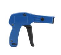 Pistolet à serre-câbles professionnel robuste en aluminium et nylon, outil de tension de fixation avec marche arrière pour câblage industriel et projets de bricolage, bleu océan