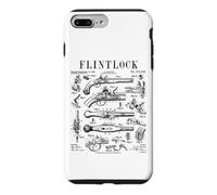 Pistolet à Silex Vintage pour Armes à feu Coque pour iPhone 7 Plus/8 Plus