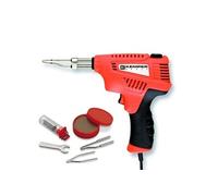 Pistolet à souder 200W- 230V Kit complet avec mallette, 2 pannes, pâte à souder, bobine d'étain Réglage 3 puissances KEMPER