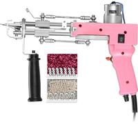 pistolet à tufter 2 en 1, modes poils coupés et poils bouclés, vitesse réglable, 220V