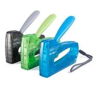 Rapesco 0953 T8-Mini Set, Lot de 3 Agrafeuses avec 1800 Agrafes 13/6 mm, Bleu, Vert et Noir