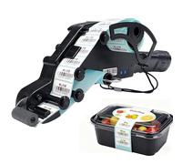 Pistolet applicateur d'étiquettes portable avec détection automatique et capteur d'alimentation en papier pour un étiquetage efficace sur des surfaces plates et incurvées dans le commerce de détail et