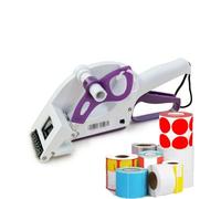 Pistolet applicateur d'étiquettes portable pour coller efficacement les codes-barres sur des bouteilles rondes, des boîtes et des fruits