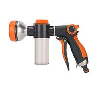 Pistolet Arrosage Jardin 8 Fonctions Haute Pression 10m Avec Réservoir à Mousse ABS TPR Résistant Pour Lavage Voiture, Pelouse et Plantes