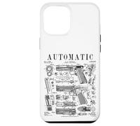 Pistolet Automatique - Arme à feu Vintage - Impression brevetée Coque pour iPhone 12 Pro Max