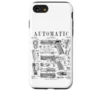 Pistolet Automatique - Arme à feu Vintage - Impression brevetée Coque pour iPhone SE (2020) / 7/8