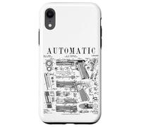 Pistolet Automatique - Arme à feu Vintage - Impression brevetée Coque pour iPhone XR