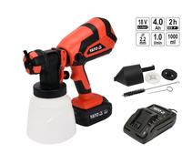 YATO Pistolet de pulvérisation avec batterie Li-Ion 4,0Ah 18V 1L/min G