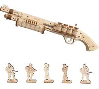 Pistolet Bois 3D Puzzle - mécanique Maquette pour Enfants de 14 Ans Jeux Construction (Terminator M870)