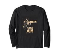 Pistolet cool avec déclaration de visée pour homme et femme Manche Longue