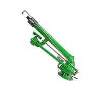 Pistolet d'arrosage à bras oscillant à 360 °, portée de pulvérisation de 26 à 53 m, rotation automatique, angle réglable pour l'irrigation agricole et le dépoussiérage