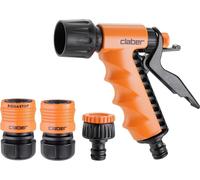 pistolet d'arrosage claber® Ergo avec embout multi-robinet pour piscine et arrosage de jardin