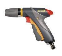 HOZELOCK - Pistolet d'Arrosage Jet Droit Pro : Idéal pour l’entretien et l’Arrosage, Usage Intensif, Ergonomique, Robuste, Fonction Vérouillage et Contrôle du Débit, 3 Jets [2692 0000]