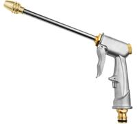 Pistolet d'arrosage Métal,Pistolet Arrosoir Métal Haute Pression,Pistolets à Eau de Jardin Robuste avec Buse en Laiton Lavage de Voiture,Nettoyage,Irrigation de Jardin et Pelouse- Long