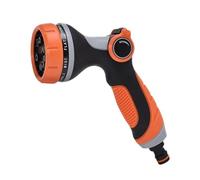 Pistolet d'arrosage Multifonction avec arroseur de Jardin à 10 Fonctions et buse Haute Pression(Orange)