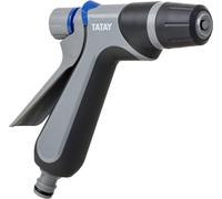 Pistolet D'Arrosage Premium, Connecteur Universel, 2 Positions, Régulateur, Protection Solaire, Installation Facile, Gris - Noir