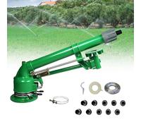 Pistolet d'arrosage réglable avec manomètre, 360 °, solution d'arrosage et de dépoussiérage pour une utilisation agricole et industrielle