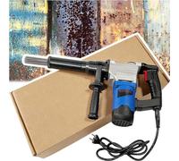 Pistolet De DéRouillage à Aiguille éLectrique Détartreur à aiguilles, nettoyeur de scories, 1100 W, burins à jet électriques, machine de nettoyage portative pour l'élimination de la rouille,