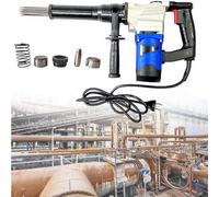 Pistolet De DéRouillage à Aiguille éLectrique Détartreur à aiguilles, nettoyeur de scories, burins à jet machine de nettoyage portative pour l'élimination de la rouille, 220 V, 1 100 W
