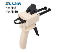 Pistolet de distribution de mélange d'empreintes dentaires 4:1/10:1, pistolet distributeur en caoutchouc de silicone, pistolet de distribution universel Denspay, outils de dentiste 1Ratio1 2Ratio1