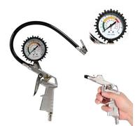 Pistolet de Gonflage,220 PSI Pression Pneu Voiture,Manometre Pression Pneu,Numérique Manomètre pneu,Convient pour voiture,Vélo,Moto,Camion