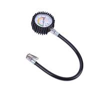 Pistolet de Gonflage Manomètre, Jauge de Pression des Pneus, Testeur de Pression - Manomètre Mécanique (Longueur du Tube 38 cm)