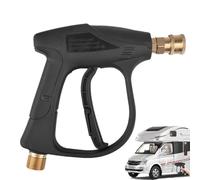 Pistolet de lavage de voiture - Poignée haute performance - Buse de raccordement rapide - Pulvérisateur de compact, tige de nettoyage de voiture portable - Outil pour allées, camions, terrasses