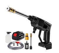 Pistolet De Lavage Voiture Haute Pression sans Fil 20000mAh 500W Générateur Mousse À Eau Nettoyant en Aérosol Machine Laver Nettoyage Puissant(Type B-30000Mah)