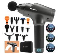 Pistolet de massage 13 têtes cou épaule dos corps Capteur de pression 30 niveaux d'intensité Capteur de pression LED Massage musculaire