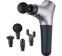 Pistolet de massage 50W - Masseur électrique à 6 vitesses et 4 embouts - Parfait pour la relaxation musculaire et le soulagement de la douleur