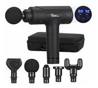 Pistolet de massage avec 6 embouts et 20 niveaux d'intensité G