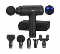 Pistolet de massage avec 6 embouts et 20 niveaux d'intensité Newgen Medicals