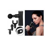Newgen Medicals Pistolet de massage compact avec 4 embouts et 4 niveaux d'intensité