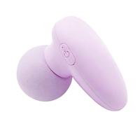 Pistolet de massage en plastique à 6 vitesses, chargement de type C, masseur à percussion compact for tissus profonds, soulageant la douleur(Lila)