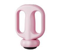 Pistolet de massage en plastique avec 9 vitesses et 8 têtes de massage, masseur de tissus profonds for tout le corps, moteur sans balais silencieux(Pale Red)