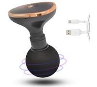 FISHTEC Mini pistolet de massage compact et léger 150g - 5 Niveaux d'intensité pour relaxation musculaire et récupération sport - Autonomie 3h Rechargeable USB avec tête confort 8 x 6 x 13 cm