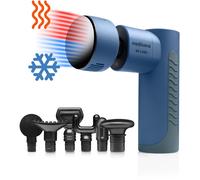 Medisana Pistolet de massage MG600 – Chaleur et froid, 7 embouts, 3 niveaux – Bleu